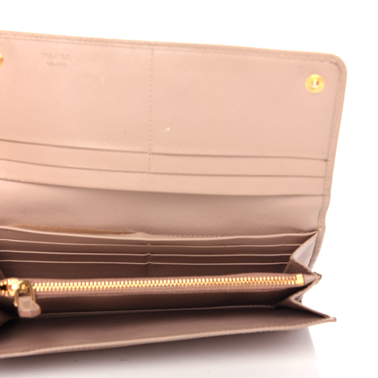 Prada Saffiano Triangle Continental Flap Wallet Cammeo 5 of 9