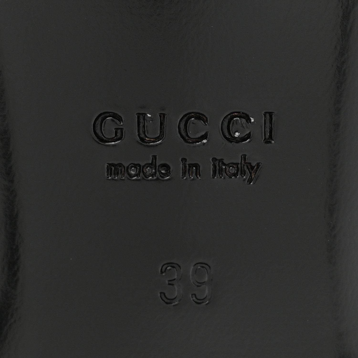 Gucci Patent Signoria Thong Sandals 39 Black 7 of 11