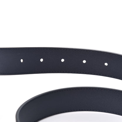 Gucci Moon Calfskin Double G 30mm Belt 85 34 Blue 3 of 4