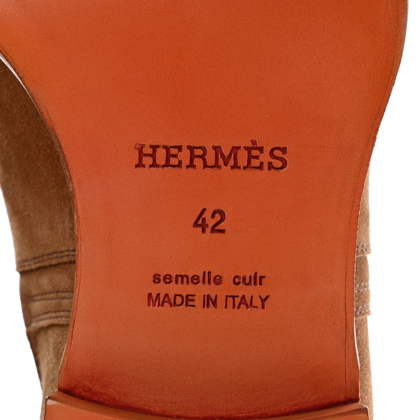 Veau Velours Mens Fortune Ankle Boots 42 Brun Fume