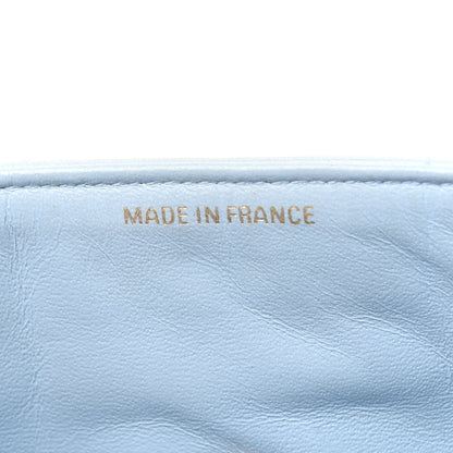 Chanel Lambskin East West Chocolate Bar Flap Light Blue 7 of 20