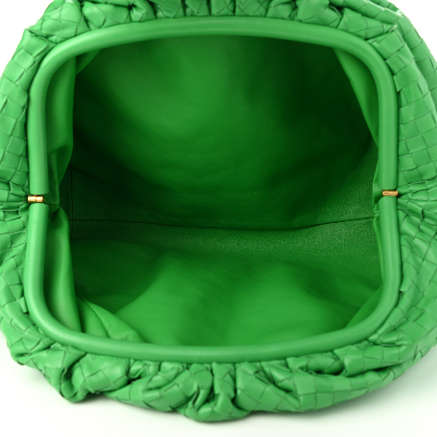 Nappa Maxi Intrecciato The Pouch Oversized Clutch Parakeet