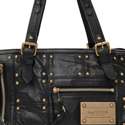 Louis Vuitton Lambskin Riveting Black 8 of 12