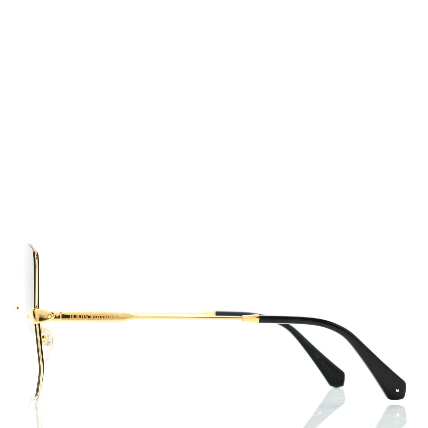 Metal Les Amants du Pont Neuf Sunglasses Z1384E Gold Black