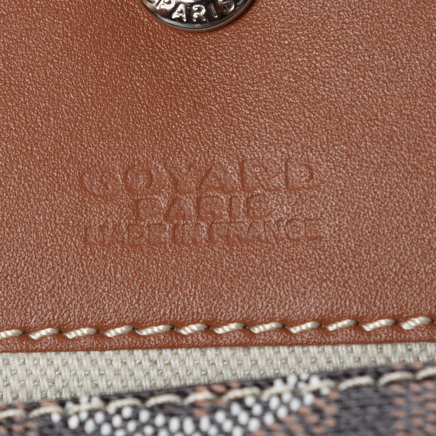 Goyardine Pouch Black Gold