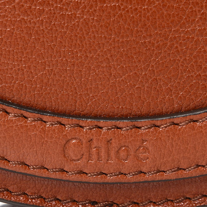 Chloe Shiny Goatskin Smooth Calfskin Suede Small Pixie Bag Saffron Red 7 of 7