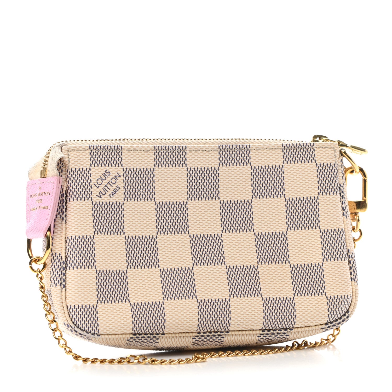 Louis Vuitton Damier Azur 2016 Christmas Animation Mini Pochette Accessories 3 of 9