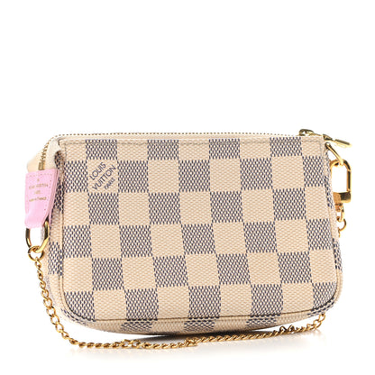 Louis Vuitton Damier Azur 2016 Christmas Animation Mini Pochette Accessories 3 of 9