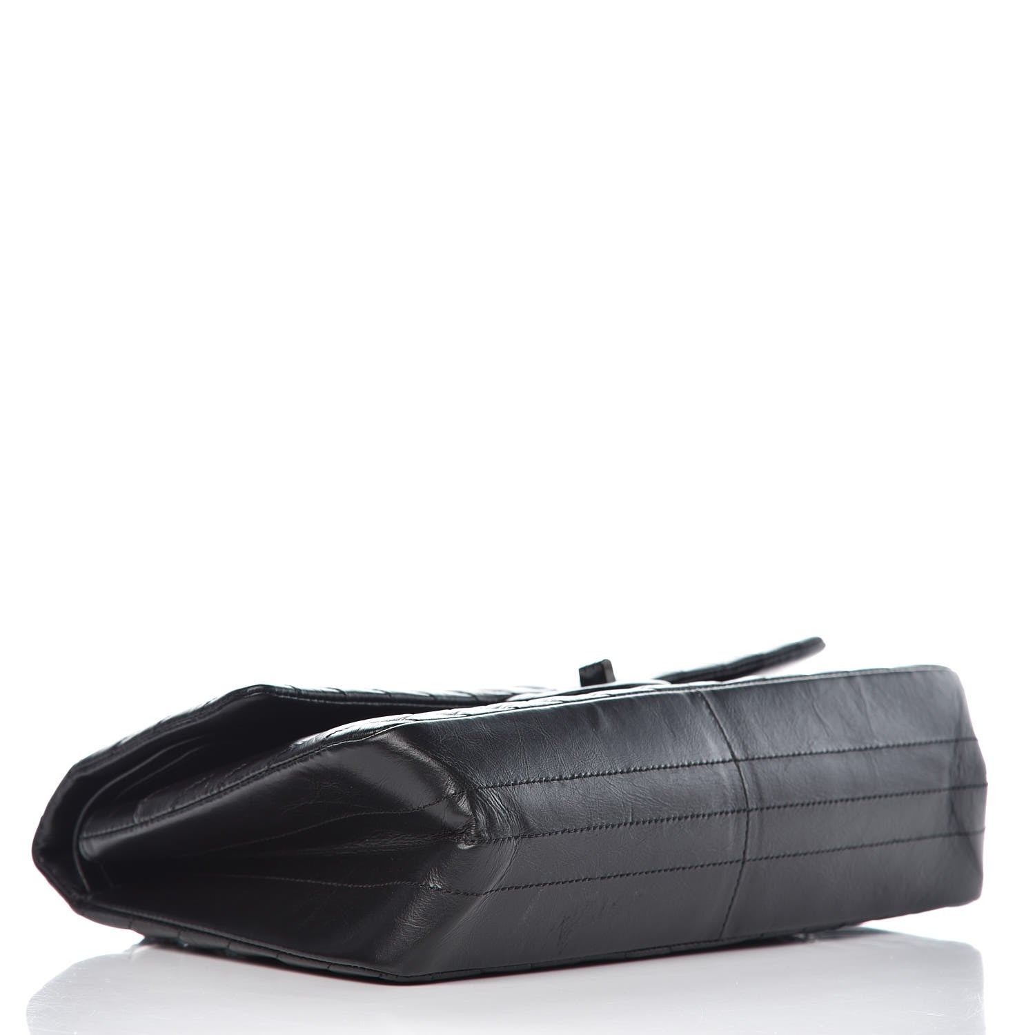Chanel Aged Calfskin Chevron Quilted 2.55 Reissue 226 So Black 4 of 13