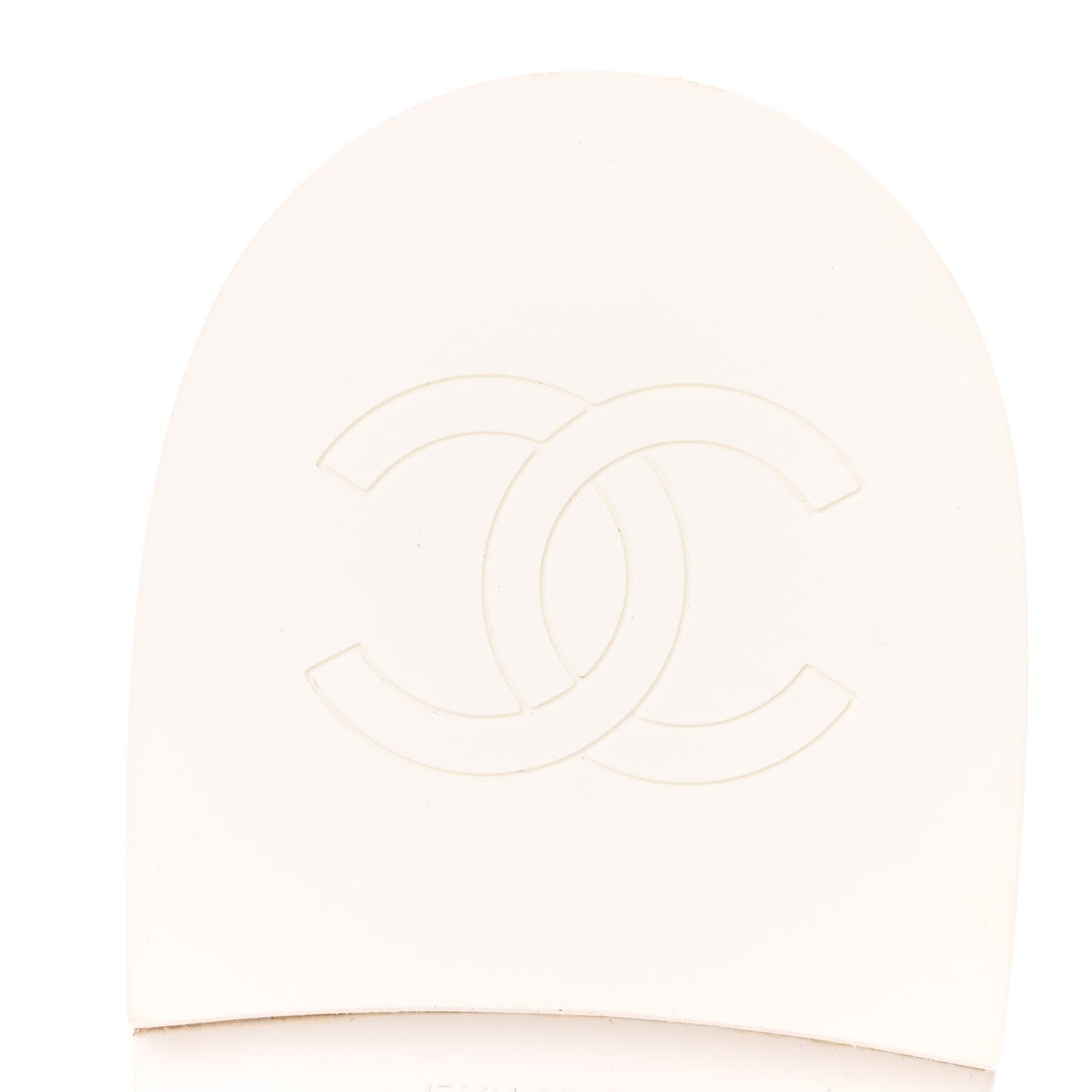 Lambskin Quilted Turnlock Flat Mules 41 White