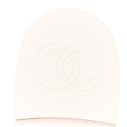 Chanel Lambskin Quilted Turnlock Flat Mules 41 White 7 of 10