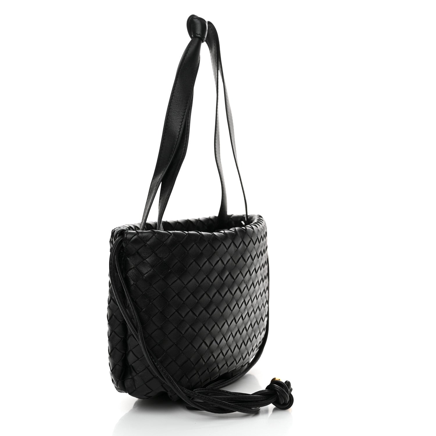 Bottega Veneta Nappa Intrecciato Small Bulb Black 3 of 10