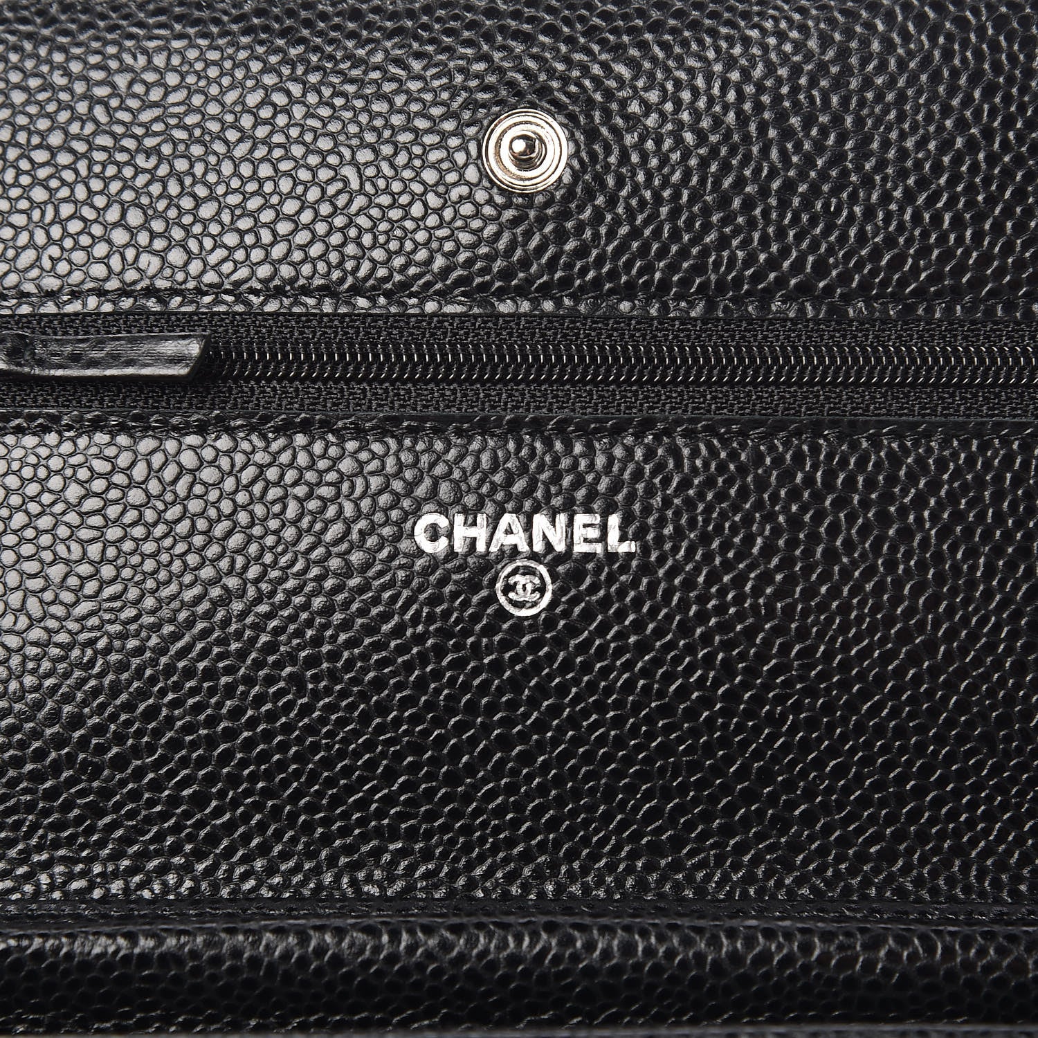 Chanel Caviar Quilted Wallet On Chain WOC Black 6 of 11