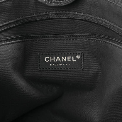 Chanel Lurex Boucle Small Deauville Tote Grey 6 of 11