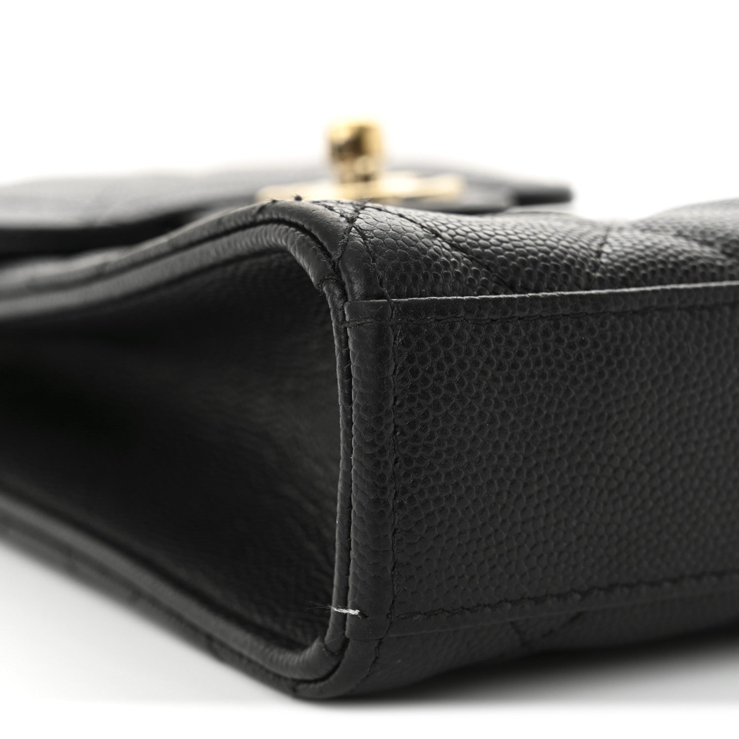 Chanel Caviar Quilted Classic Phone Holder Black 10 of 11