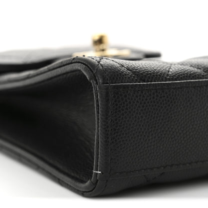 Chanel Caviar Quilted Classic Phone Holder Black 10 of 11