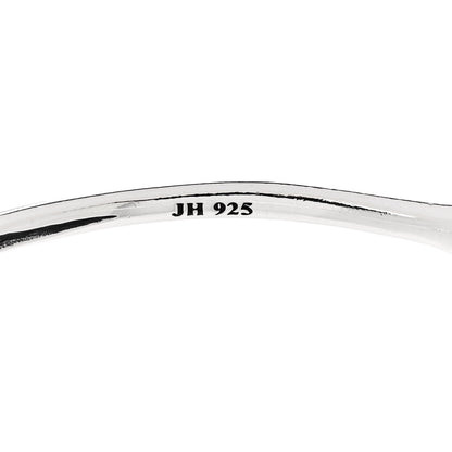 John Hardy Sterling Silver Bamboo Bangle Bracelet Set of 2 3 of 4