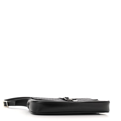 Gucci Monogram Small Jackie O Flap Hobo Black 4 of 14