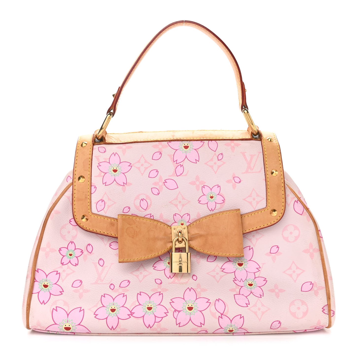 Monogram Cherry Blossom Sac Retro Pink