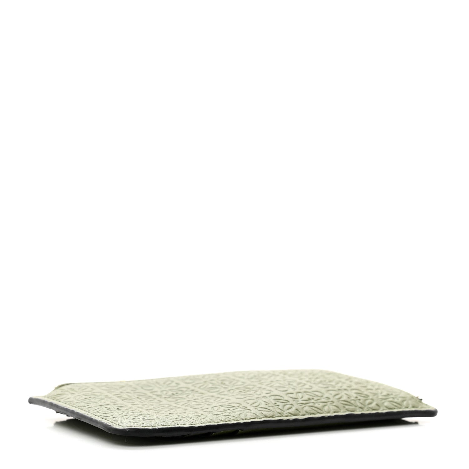 Loewe Calfskin Embossed Repeat Coin Card Holder Avocado Green 4 of 8
