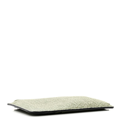 Loewe Calfskin Embossed Repeat Coin Card Holder Avocado Green 4 of 8