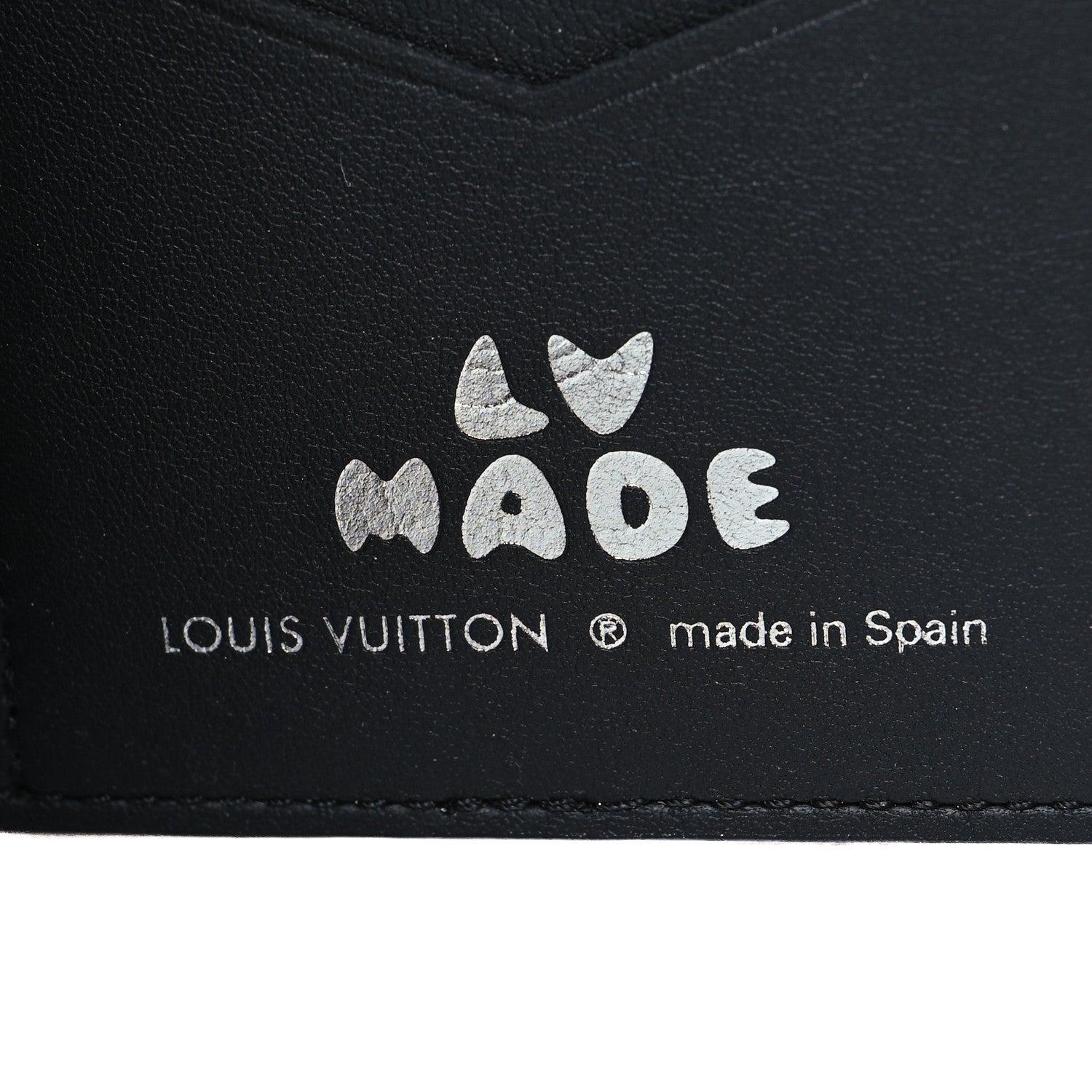 Louis Vuitton X NIGO Taurillon Monogram Denim Drip Pocket Organizer Black 6 of 8