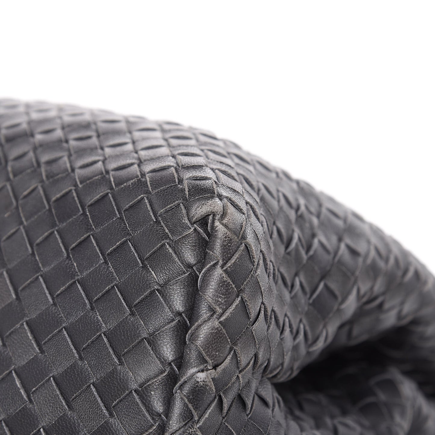 Nappa Intrecciato Medium Roma Tote Ferro Gray