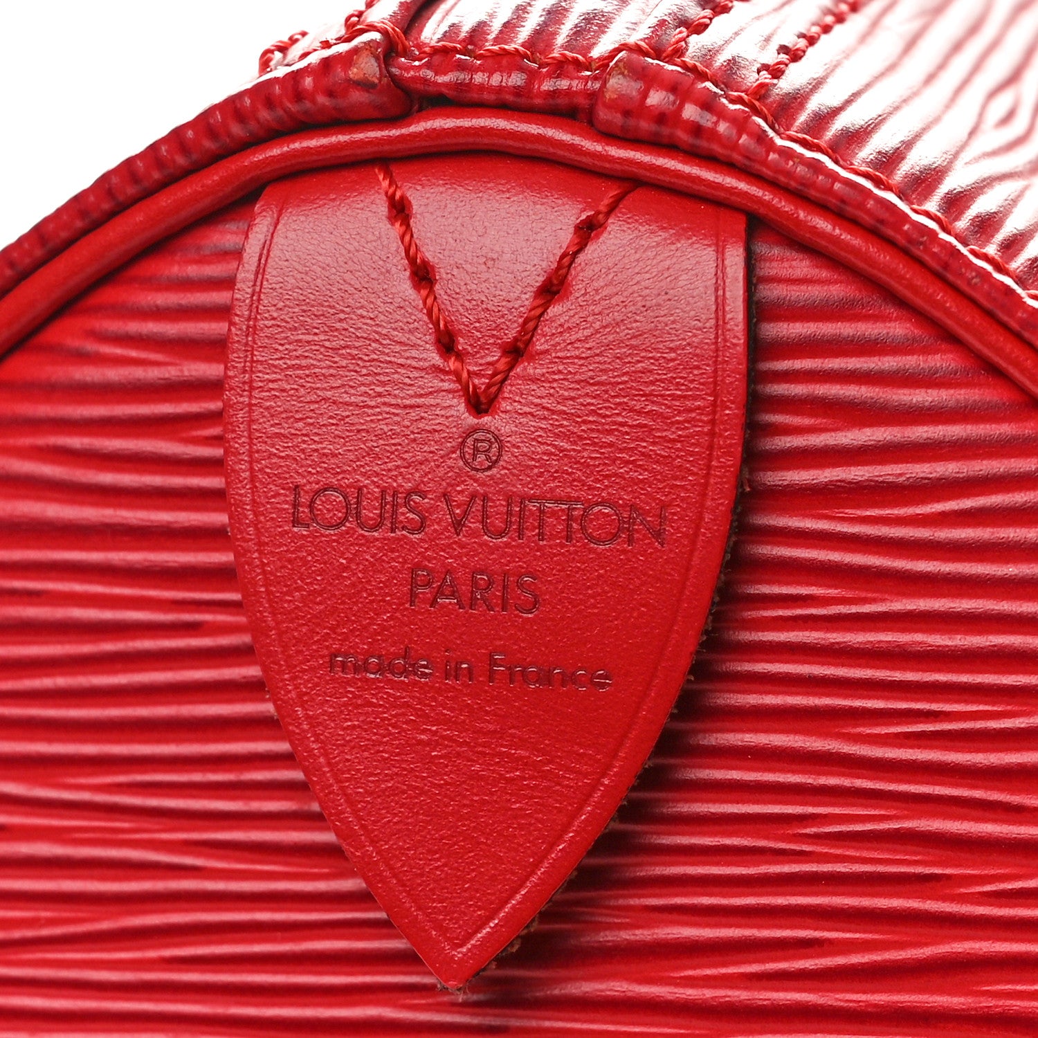 Louis Vuitton Epi Speedy 25 Castillan Red 6 of 10