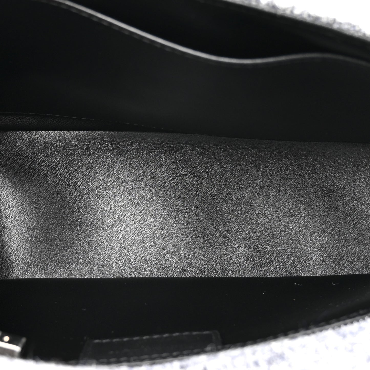 Tweed Macrocannage Medium Caro Bag Black
