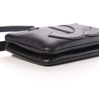 Chanel Lambskin CC Mania Waist Belt Bag Black 7 of 9
