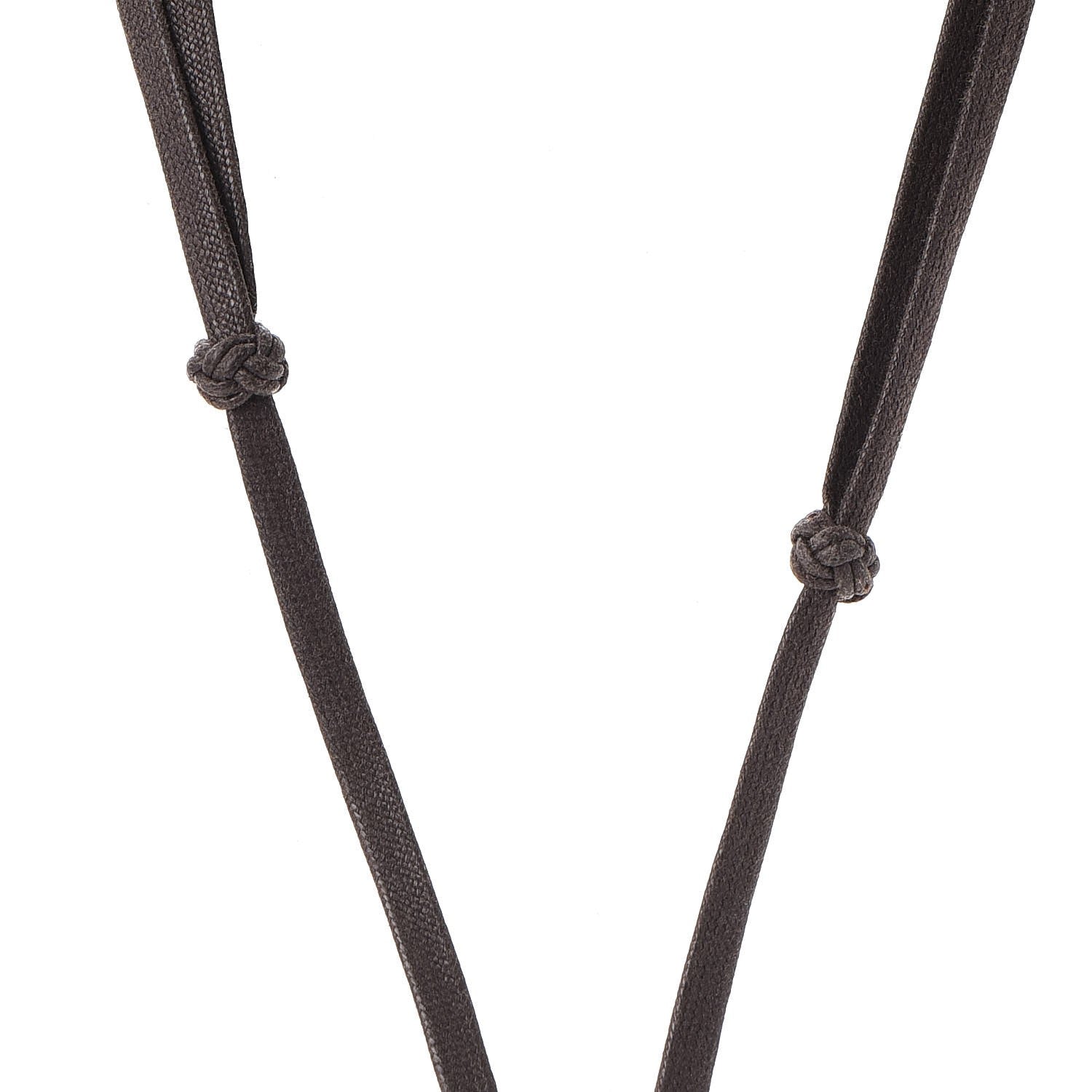 Hermes Buffalo Horn Isthme Pendant Necklace 6 of 7