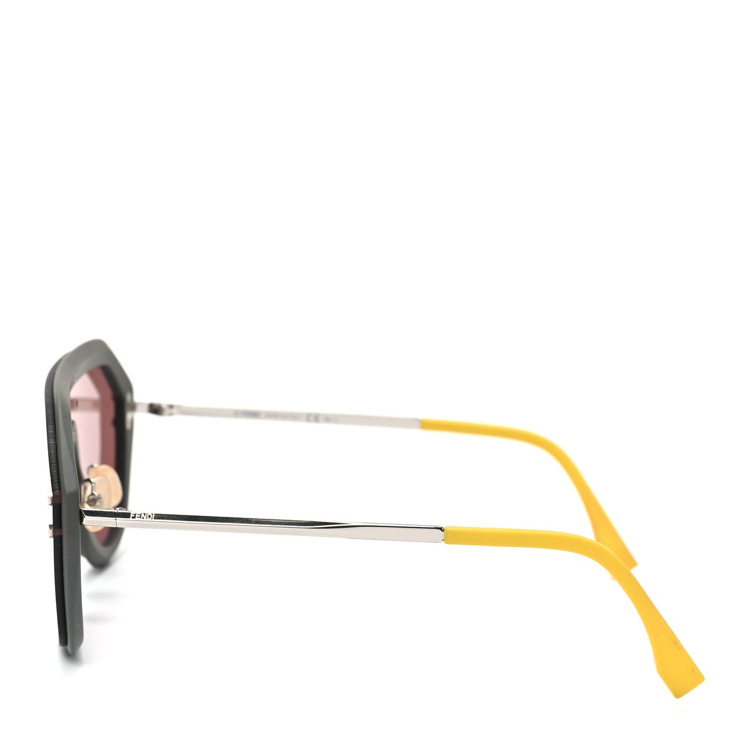 FF Fabulous Shield Sunglasses FF M0039/G/S Grey Yellow