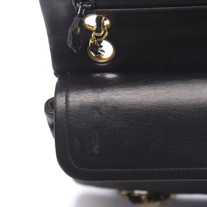 Chanel Lambskin Quilted Small Double Flap Black 14 of 17