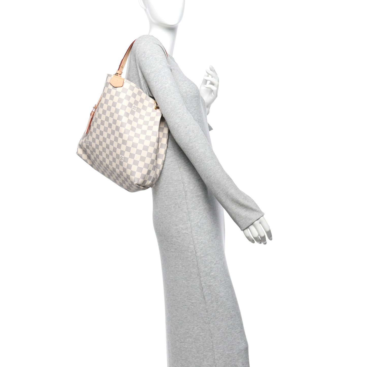 Damier Azur Graceful PM Rose Ballerine