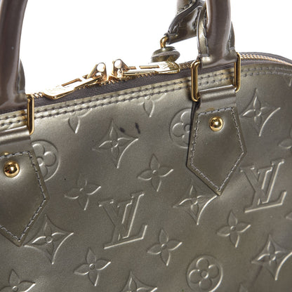 Louis Vuitton Vernis Alma PM Gris Art Deco 16 of 23
