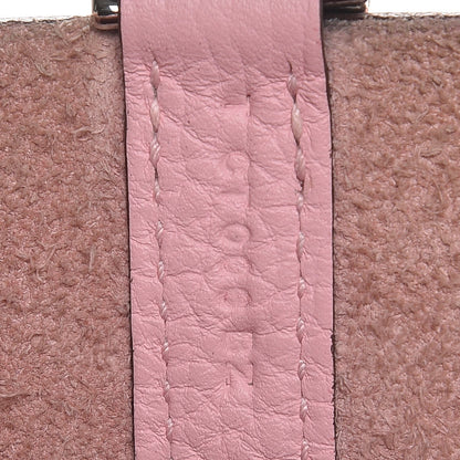 Hermes Taurillon Clemence Picotin Lock 22 MM Rose Sakura 7 of 10