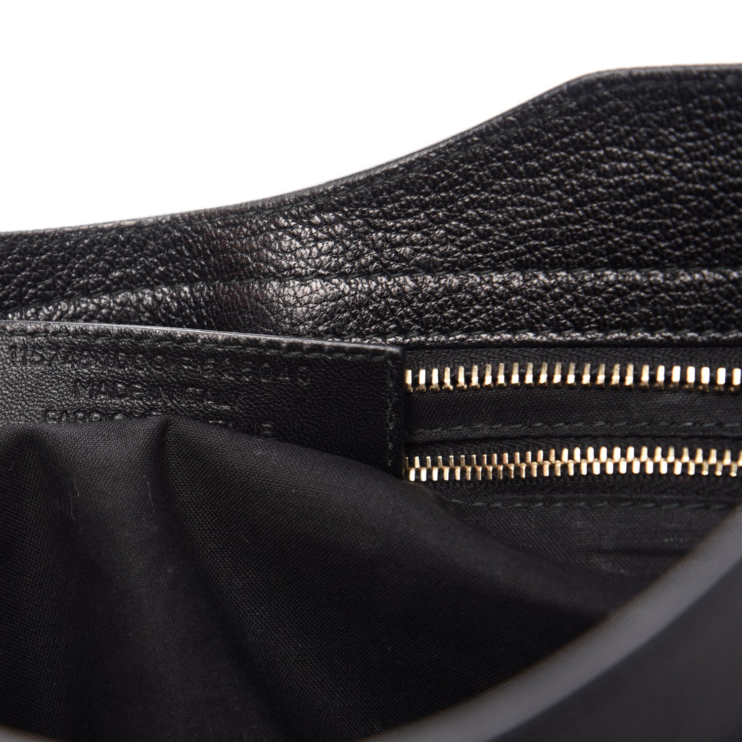 Balenciaga Chevre Gold Metallic Edge Hardware City Black 10 of 13