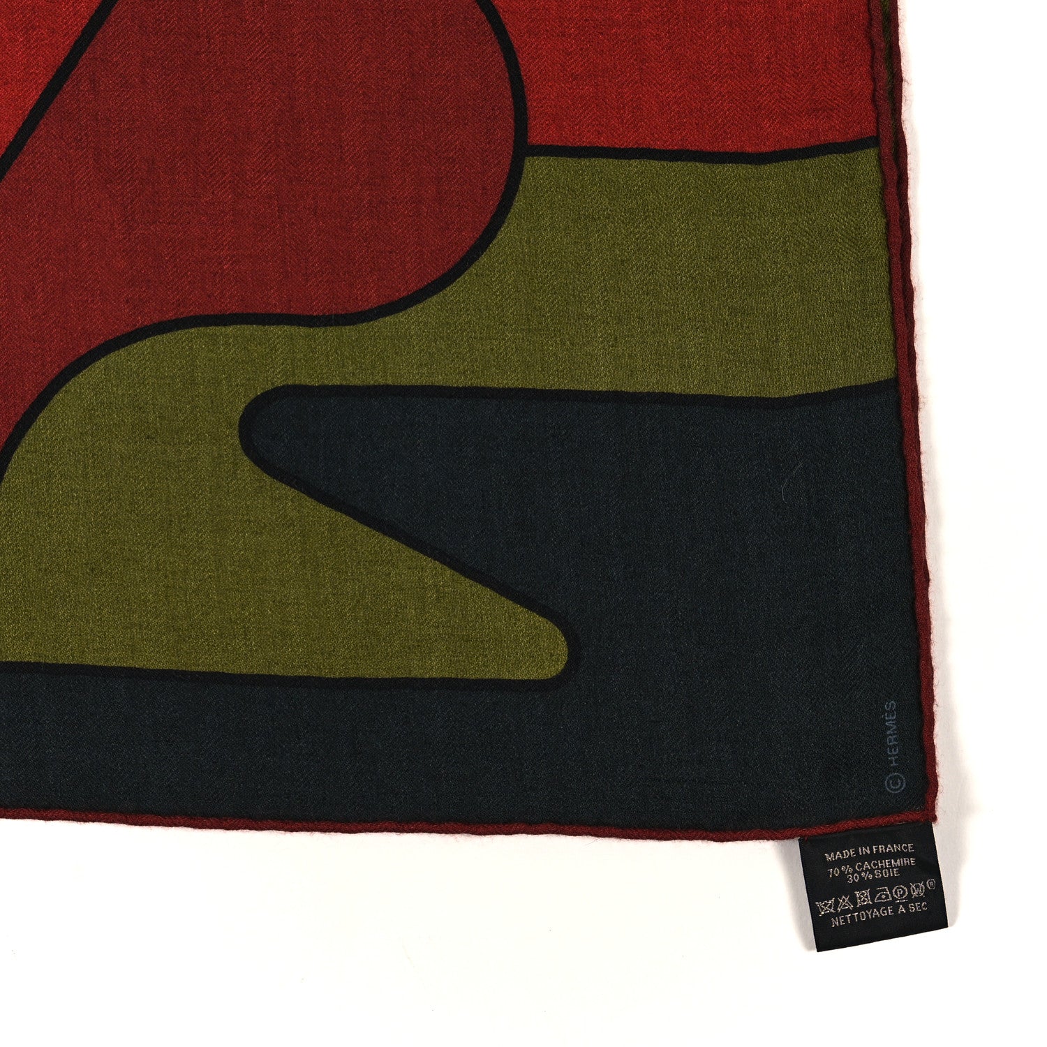 Hermes Cashmere Silk Brazilian Horses Shawl 140 3 of 3