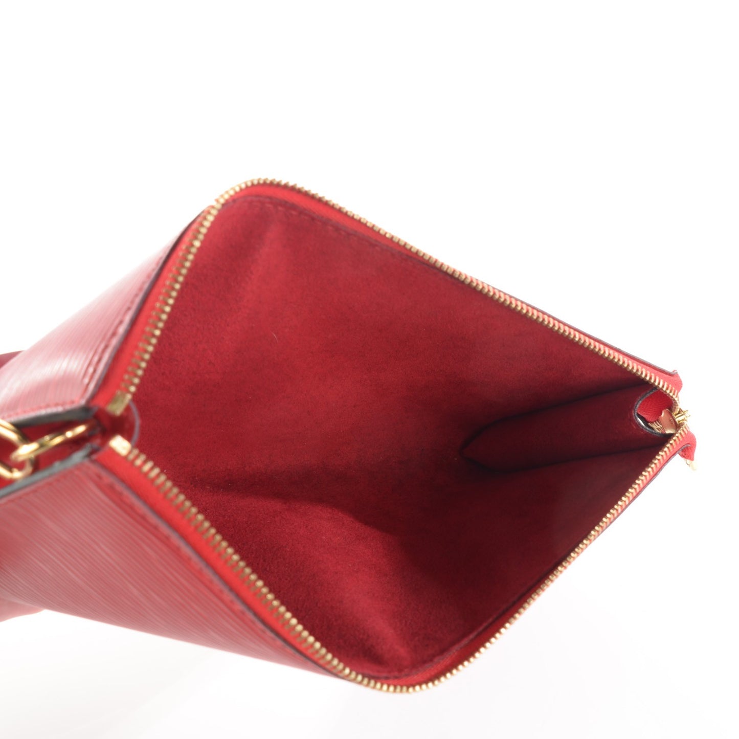 Epi Pochette Accessories 24 Castillan Red