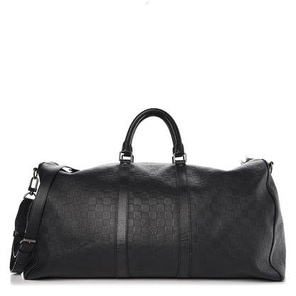 Louis Vuitton Damier Infini Keepall Bandouliere 55 Onyx 1 of 17
