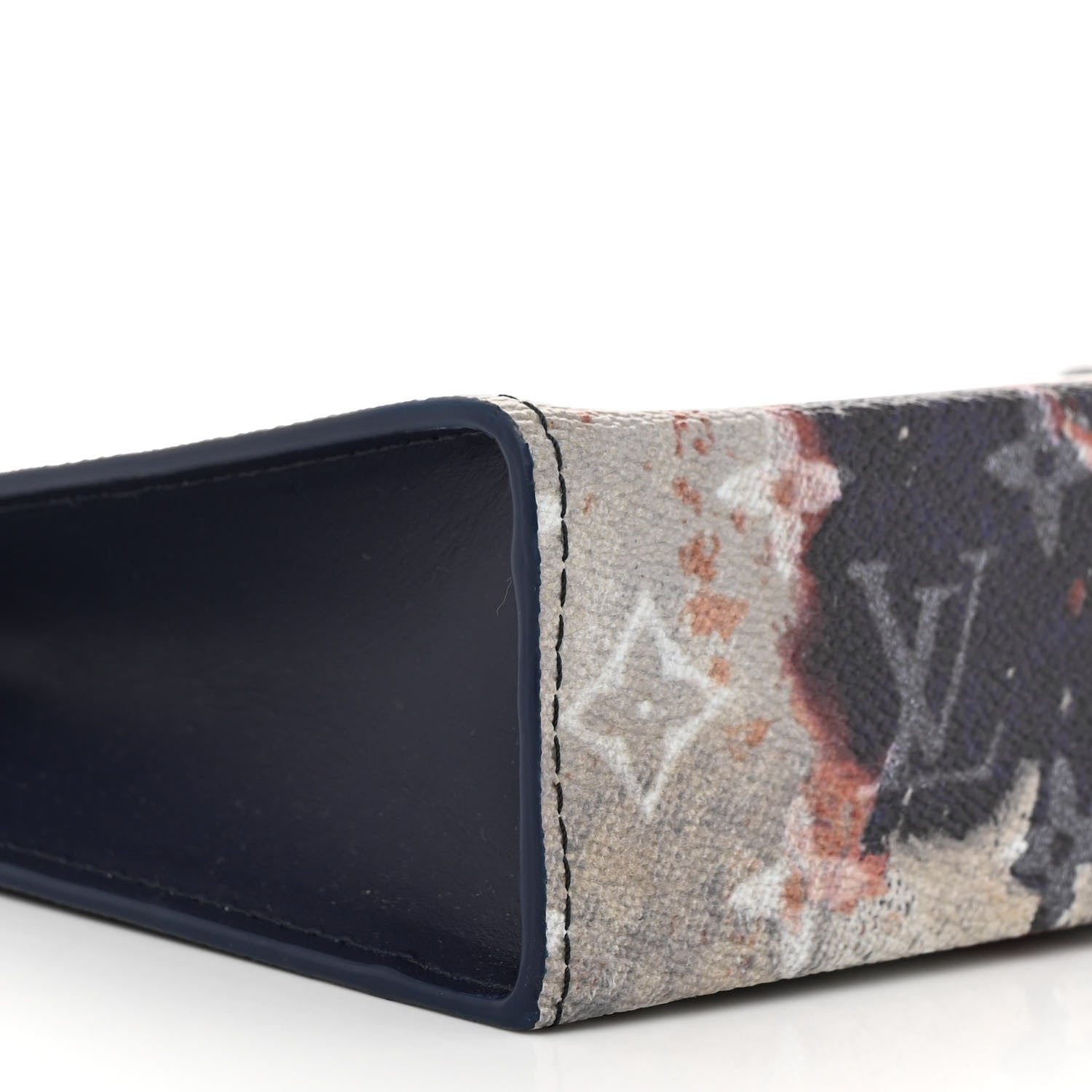Louis Vuitton Monogram Bleach Pochette Voyage MM Ink Blue 8 of 9