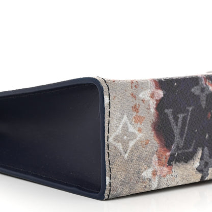 Louis Vuitton Monogram Bleach Pochette Voyage MM Ink Blue 8 of 9