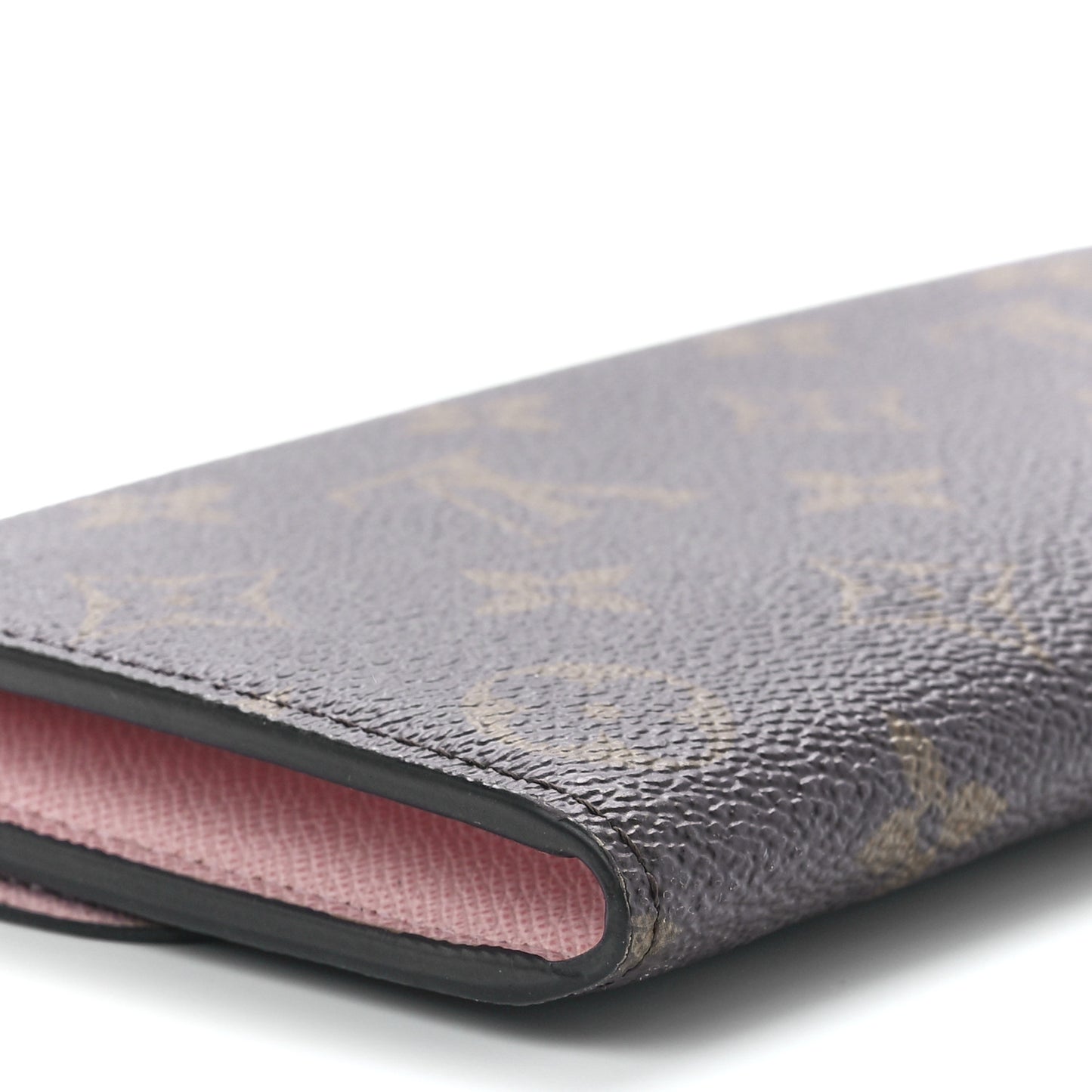 Monogram Emilie Wallet Rose Ballerine
