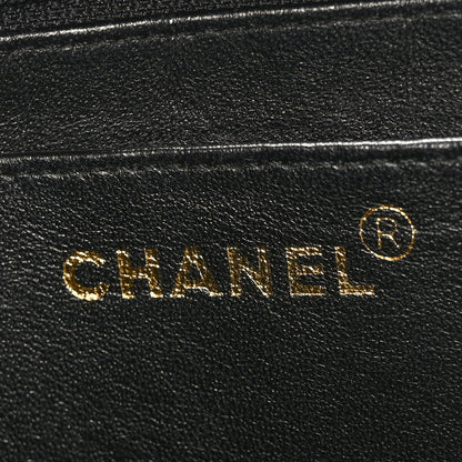 Chanel Lambskin Stitched Top Handle Tote Black 6 of 9