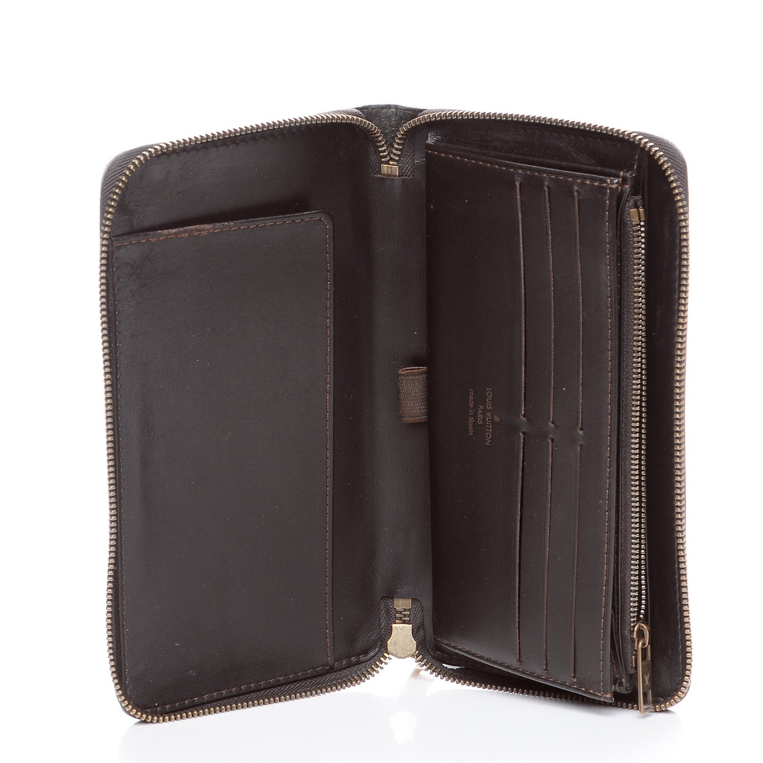 Louis Vuitton Utah Zippy Organizer Wallet Coffee 5 of 8