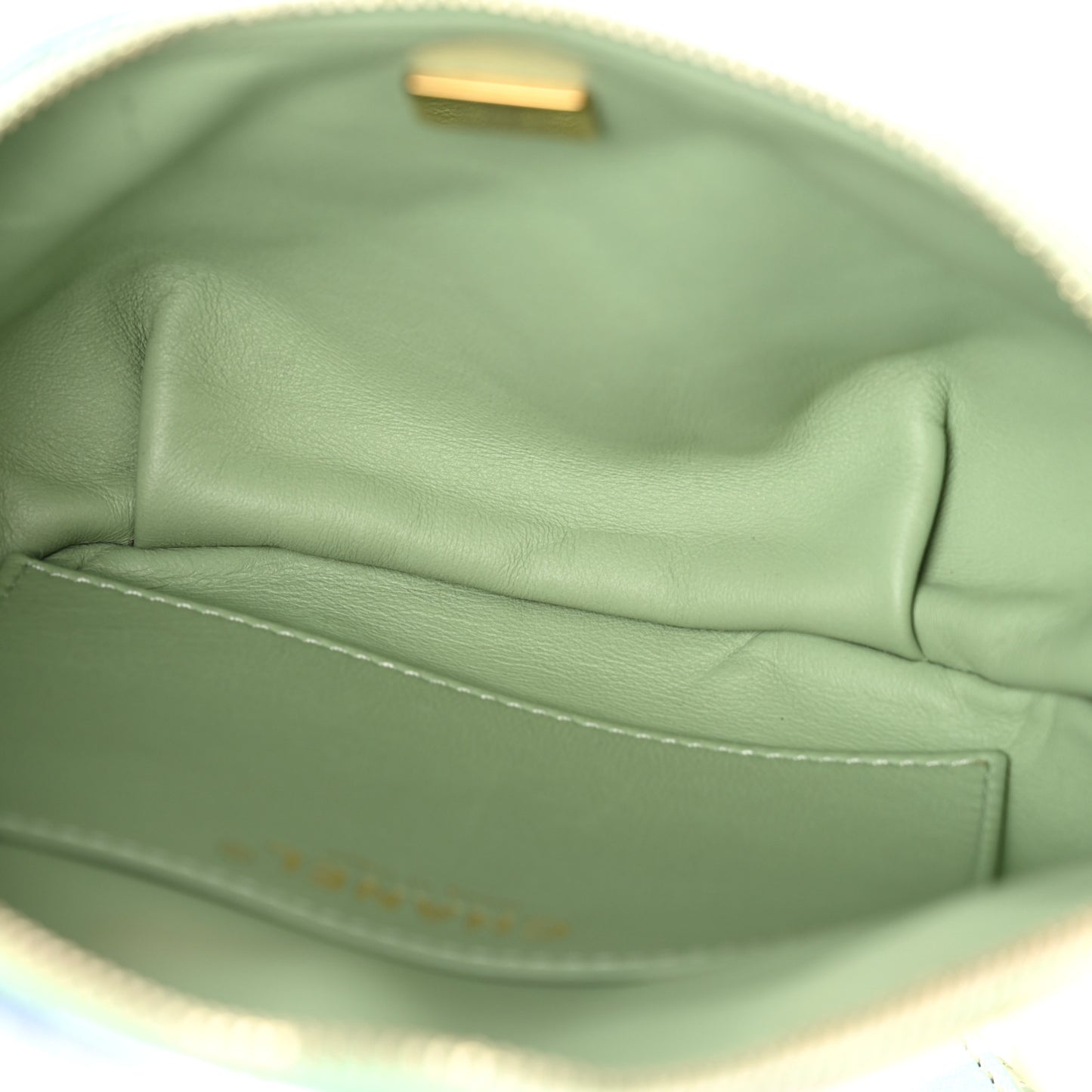 Gradient Metallic Lambskin Quilted Walking Mood Waist Bag Fanny Pack Pink Purple Green