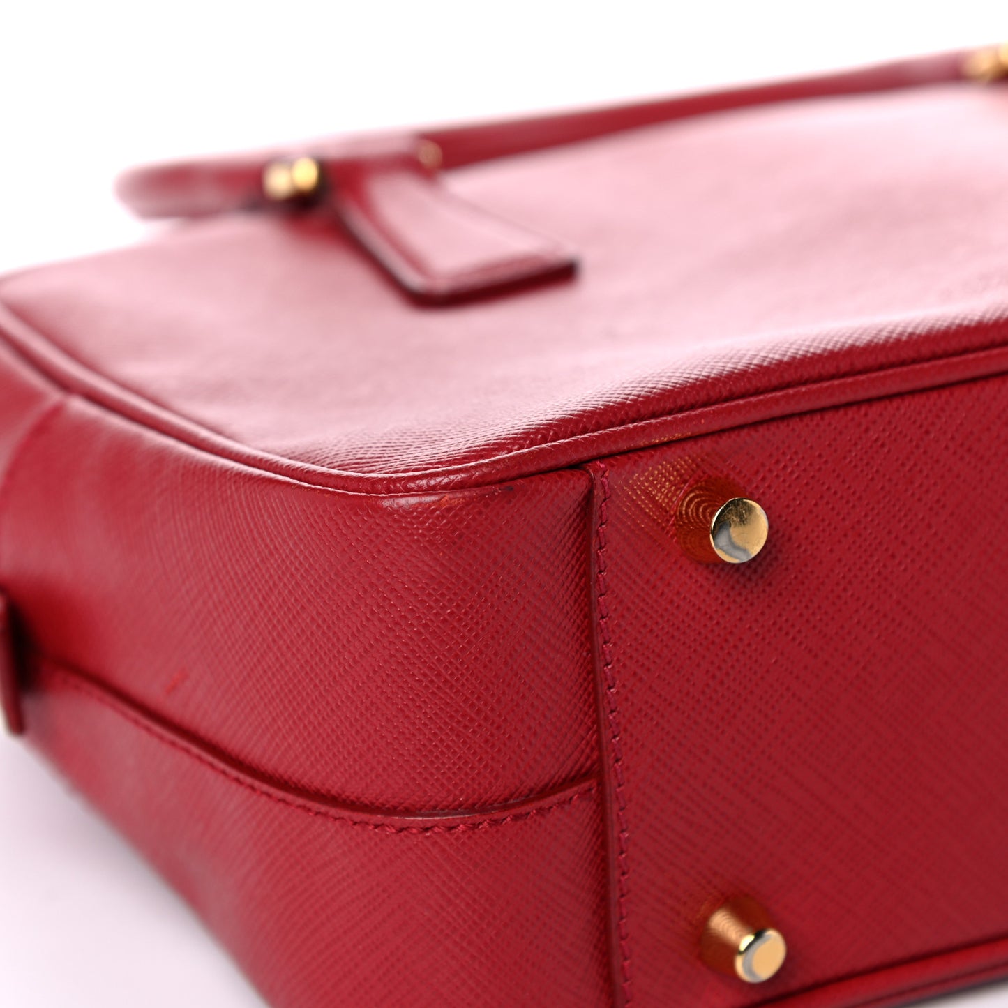 Saffiano Lux Bowler Fuoco