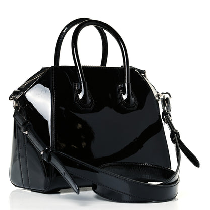 Givenchy Patent Calfskin Mini Antigona Black 3 of 8