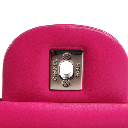 Chanel Patent Jumbo Double Flap Hot Pink 6 of 11