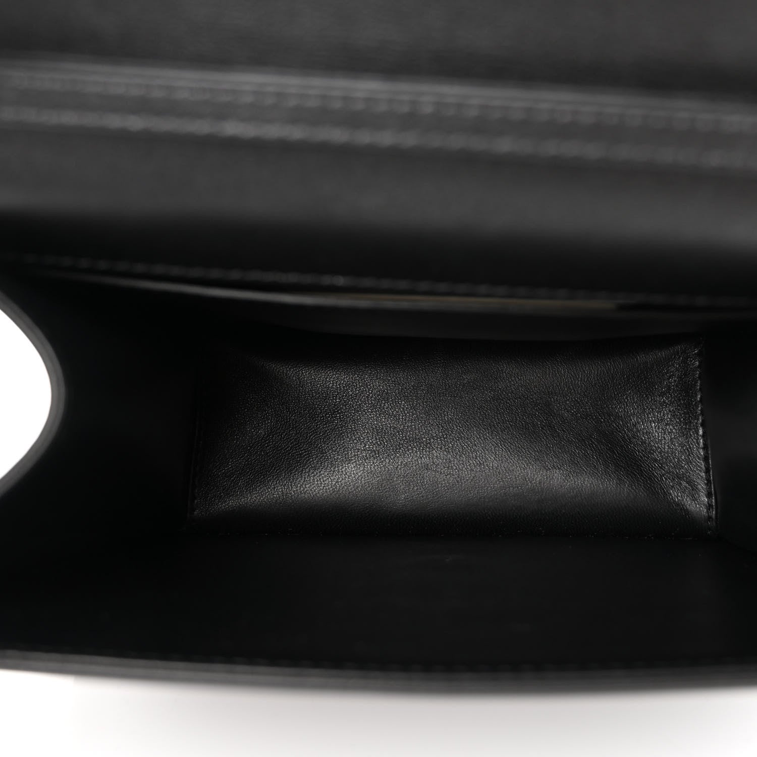 Valentino Garavani Calfskin Monochrome VLogo Loco Flap Shoulder Bag Black 5 of 10